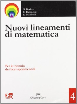 nuovi lineamenti di matematica 4 xtr lic