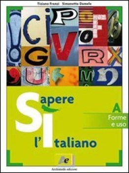 si sapere l\'italiano (a + b) ed.rossa x bn