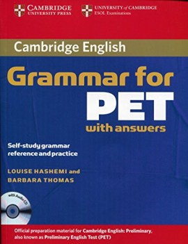 cambridge grammar for PET with answers +cd