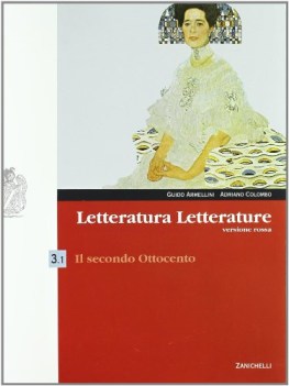 letteratura letterature 3 esaur15 ROSSA (2tomi) secondo 800 + 900