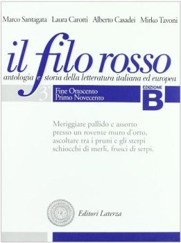 filo rosso edizione B (tomi 3.1 - 3.2)