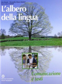 albero della lingua comunicazione e testi BIANCO E VIOLA IL CARTACEO  UGUALE