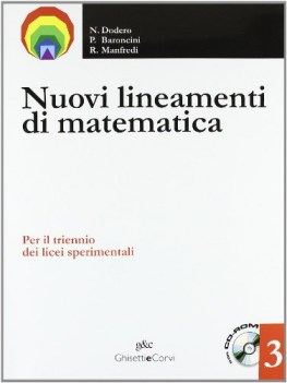 nuovi lineamenti di matematica 3 + cd-rom 1 per il triennio dei licei sperimenta