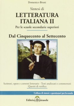 sintesi di letteratura italiana 2 dal 500 al 700