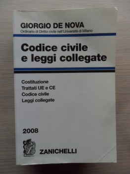 Codice civile e leggi collegate 2008