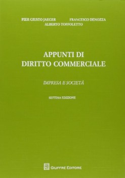 appunti di diritto commerciale impresa e societa SETTIMA EDIZIONE