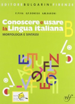 conoscere e usare la lingua italiana B