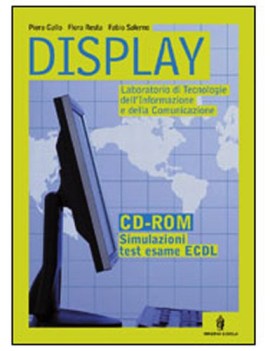 display + cd rom  laboratorio TIC