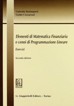 elementi di matematica finanziaria e cenni... (esercizi) 2edizione