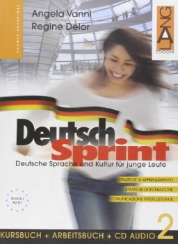 deutsch sprint 2 kursbuch + arbeitsbuch + cd audio