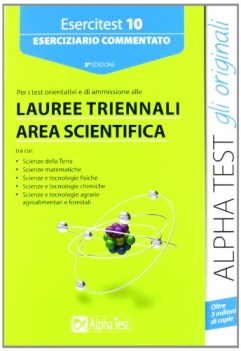 esercitest 10 lauree triennali area scientifica