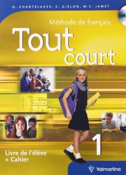 tout court 1 livre/cahier+cdaudio+livret