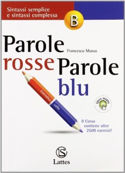 parole rosse parole blu B sintassi semplice e complessa