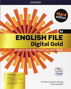 english file gold b2 upper-interm. sb+wb with key 3rd