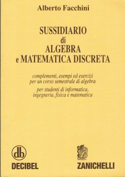 sussidiario di algebra e matematica discreta