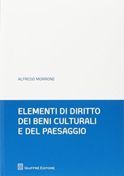 elementi di diritto dei beni culturali e del paesaggio