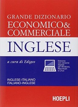 grande dizionario economico  commerciale inglese ingleseitaliano italianoinglese