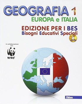 geografia 1 ediz bes +cdaudio x scuola media