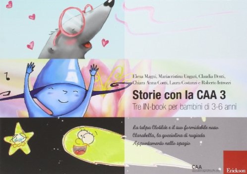 storie con la caa 3 tre in-book bambini 3-6 anni (talpa clotilde...clarabella..)