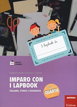 imparo con i lapbook italiano storia e geografia 4