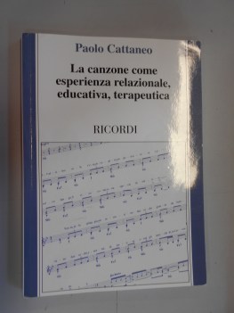 canzone come esperienza relazionale educativa terapeutica