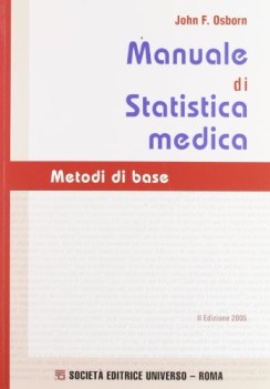 manuale di statistica medica metodi di base con cdrom