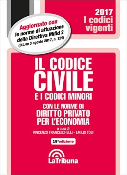 codice civile e i codici minori 2017