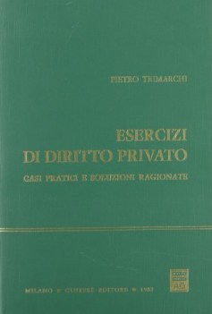 esercizi di diritto privato