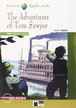 adventures of tom sawyer fcNO PRENO vedi 9788853016294 +cd green apple step 1