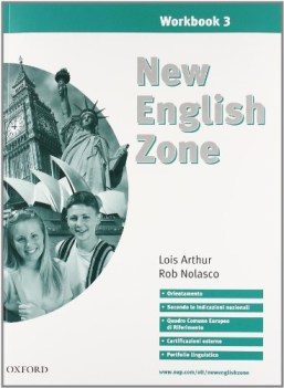 new english zone PACK 3 sb+wb+cdaudio+portfolio