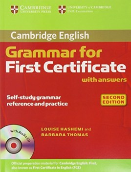 Cambridge Grammar for First Certificate  +cdaudio with Answers