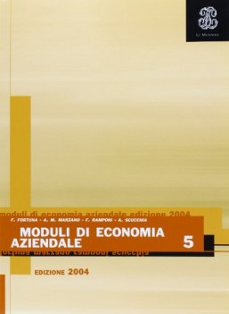 moduli di economia aziendale 5 edizione 2004