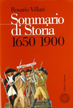 sommario di storia 2 x tr 1650-1900