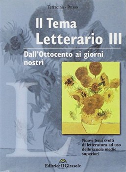 tema letterario 3 dal 800 a oggi