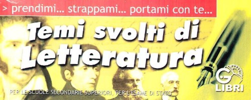 temi svolti di letteratura