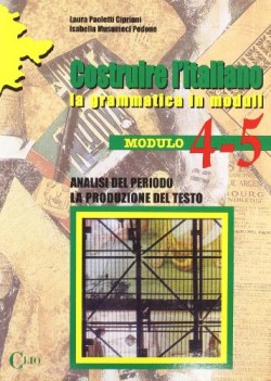 costruire l\'italiano tomo 4_5, analisi_produzione