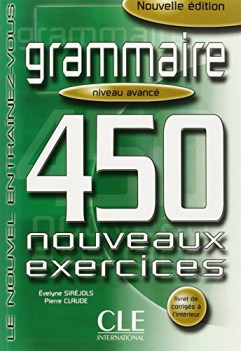 grammaire 450 nouveau exercices AVANCE+corriges