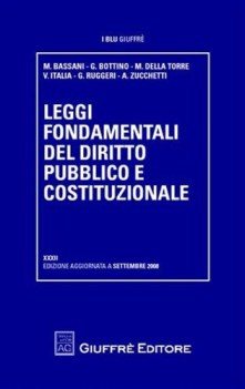 leggi fondamentali del dir.pub. e cost.