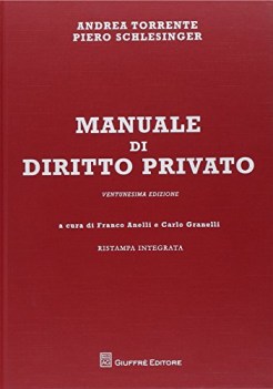 manuale di diritto privato 21ediz.