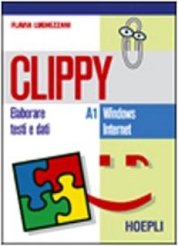 clippy a1-a2 con eserciziario e floppy disk