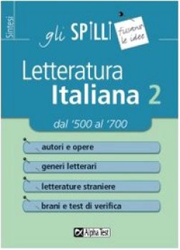 letteratura italiana 2 fc