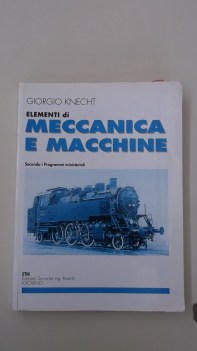 elementi di meccanica e macchine x tr.