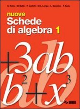 nuove schede di algebra 1 x bn