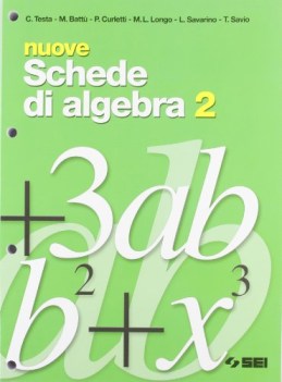 nuove schede di algebra 2 x bn