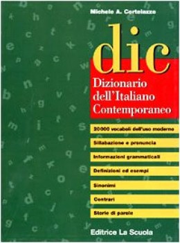 dic dizionario dell\'italiano contemp.ril