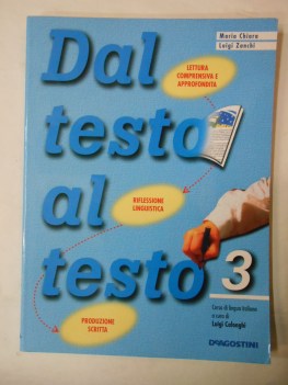 dal testo al testo 3, lett.