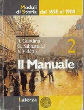 moduli di storia 2 dal 1650 al 1900 (manuale)