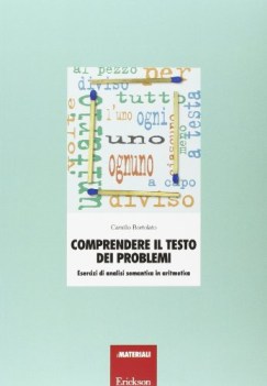 comprendere il testo dei problemi esercizi di analisi semantica in aritmetica