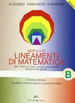 moduli di lineamenti di matem B bn(1263)