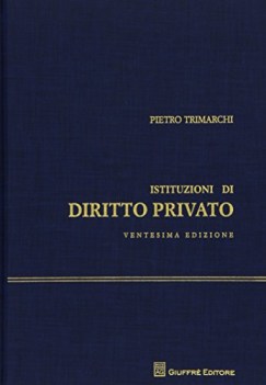 istituzioni di diritto privato 20ED